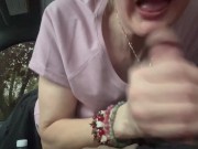 Deepthroat in pickup truck 14/16