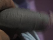 Horny Guy in Sweatpants Masturbates his Big Cock until Moaning Cumshot 6/16