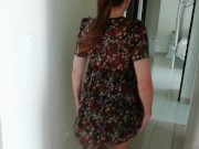 Super hot redhead teasing me gets a deep standing doggy and a hard missionary to fill her with Cum 2/16