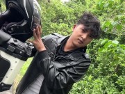 OUTDOOR JAKOL! Inabutan nanaman ako ng libog habang nag ddrive, kaya huminto ako muna at nagjakol 1/16