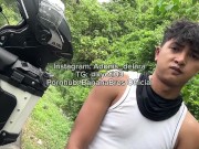 OUTDOOR JAKOL! Inabutan nanaman ako ng libog habang nag ddrive, kaya huminto ako muna at nagjakol 9/16