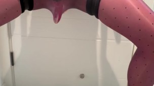 Wearing pantyhose while swinging