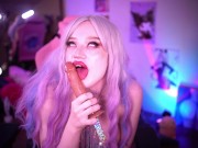 Sparkling Ahegao Princess blowjob - anniemaymay 12/16