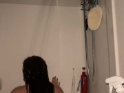 PAWG puts on a shower show!  (Twerking, dripping, and more) 6/16