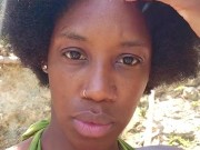 Ebony Babe Stranded On An Island 1/16