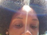 Ebony Babe Stranded On An Island 4/16