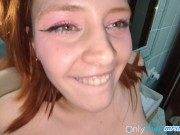 POV: My stepbrother is spying me in the bathroom and then bangs me for good (ITALIAN DIALOGUES) 15/16