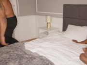 Gangbang with Squirting for Suraya Ndia! Her boyfriend called 2 friends to fuck her! 3/16