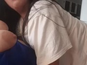 Come on Andrea, suck my tits