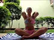 Bikini Yoga Stretch made me so Horny 2/16