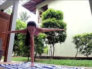 Bikini Yoga Stretch made me so Horny 8/16
