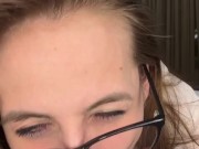 I'm so hungry I couldn't wait any longer and started sucking right here. 10/16