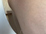 On a dare I peed in a urinal backwards in the office 10/16