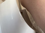 On a dare I peed in a urinal backwards in the office 9/16