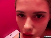 Horny Brunette Fucked In College Toilet - Harder Babe 4/16