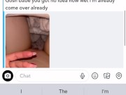 stretching my tight little pussy to its limits on snap for a lucky couple fans 12/16