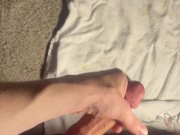 Jerking myself off after a long day :) 15/16