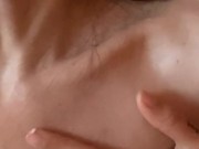 She rubs it like your load and begs to be used like a cum rag 15/16