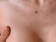 She rubs it like your load and begs to be used like a cum rag 5/16