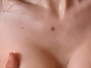 She rubs it like your load and begs to be used like a cum rag 6/16