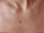 She rubs it like your load and begs to be used like a cum rag 7/16