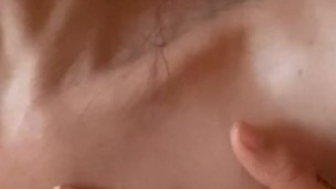 She rubs it like your load and begs to be used like a cum rag