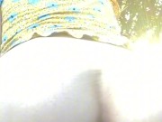 Bent over in the forest, fingerfucking myself while you take me from behind 14/16