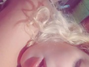 Horny little kitten wakes you up with her moans 4/16