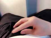 精液貫通オナニー♡下着越しにちんちんなでなでしてたら気持ちよくなちゃって.....♡ 7/16