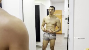 Self worship muscle hot Jhonbianco model