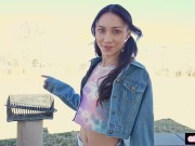 GIRLCUM Tiny Fuck Doll Goes Into An Orgasmic Seizure - Mia River 4/16