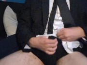 Jerking off in a suit 2/16