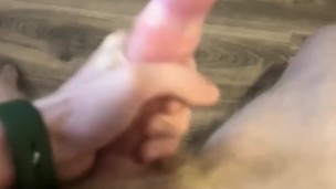 Fast, hard, intensive masturbation- weeks load in my balls