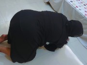 Stepmom Stuck under Bed & Show Her Big Arab Muslim Ass To Get Anal Fucked From saudi Kafeel 12/16