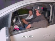 A lost innocent girl is rescued by old Uber driver and he cums in her mouth / ALIX VLOGS - DR POV 8/16