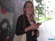 Public Agent Picked up this athletic blonde in the rain 1/16