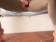 彼の前で本気オナニーとおしっこ　japanese　 couple　 amateur Masturbation Show 6/16