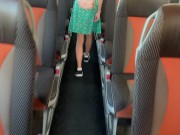 Crazy Man Takes Out His Cock On Public Bus - But Girl Doesn't Lose Her Head And Helps Him Cum