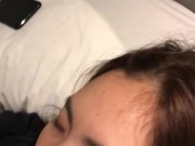 first time i sucked a big dick and swallowed all of his cum! 14/16