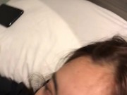 first time i sucked a big dick and swallowed all of his cum! 15/16