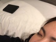 first time i sucked a big dick and swallowed all of his cum! 16/16