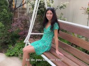 If you lose the game - you'll have to walk on public with cum on your face! - Cumwalk 1/16