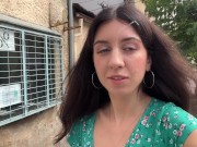 If you lose the game - you'll have to walk on public with cum on your face! - Cumwalk 16/16