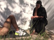 Punjabi muslim stepmother loves watching her naked stepson 13/16