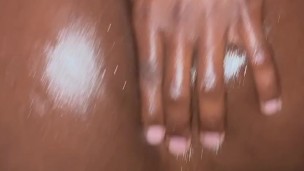 Oiled up anal