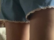 Fucked from behind while moaning into the pillow with my toy buzzing inside 8/16