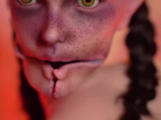 Zombiella – 156 cm Fantasy Sex Doll with D-Cup from Dolls Castle | Unique Silicone Love Doll