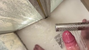 First time I cum hands free in the shower, I need to do it again!