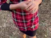 කැලේ පැනලා හුකා ගත්ත ටානි නංගි / Public sex in famous jungle almost caught