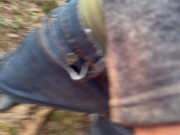 කැලේ පැනලා හුකා ගත්ත ටානි නංගි / Public sex in famous jungle almost caught 11/16